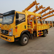 Modèle populaire de camion grue monté sur remorque à flèche télescopique de 8 tonnes à vendre